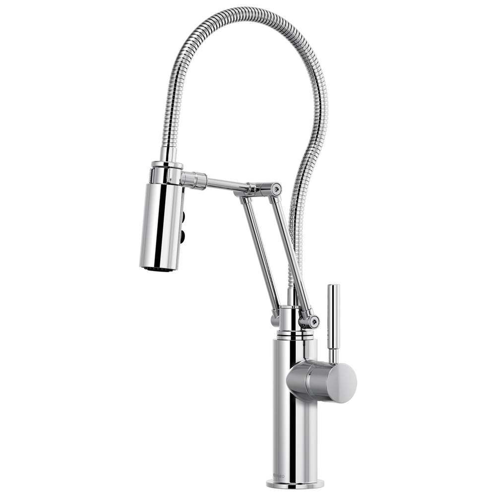 Brizo - Solna Articulating Faucet With Finished Hose - Chrome