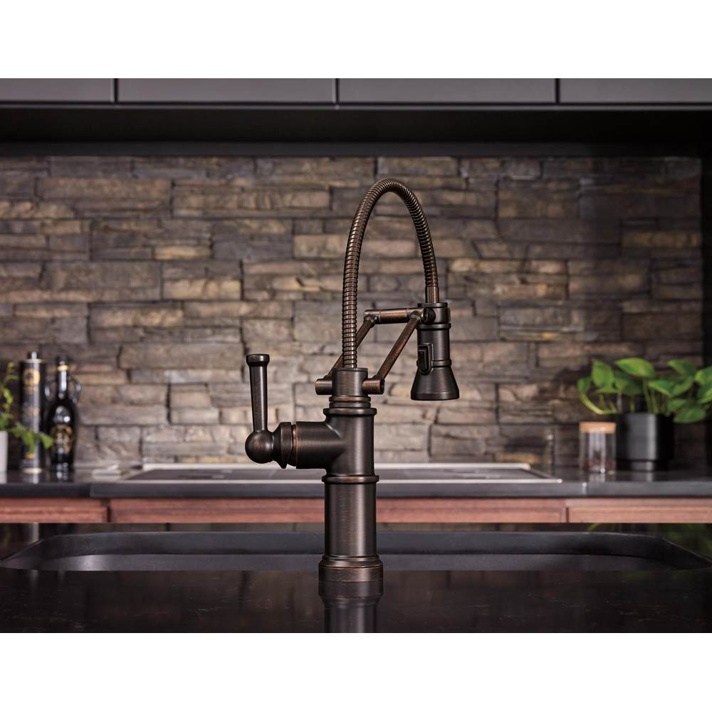 Artesso Articulating Faucet With Finished Hose