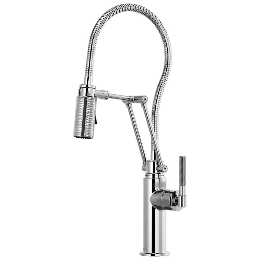 Brizo - Litze Articulating Faucet With Finished Hose - Chrome