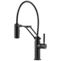 Brizo - Solna Single Handle Articulating Kitchen Faucet - Matte Black