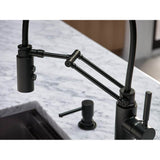 Solna Single Handle Articulating Kitchen Faucet