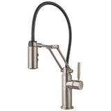 Brizo - Solna Single Handle Articulating Kitchen Faucet - Stainless