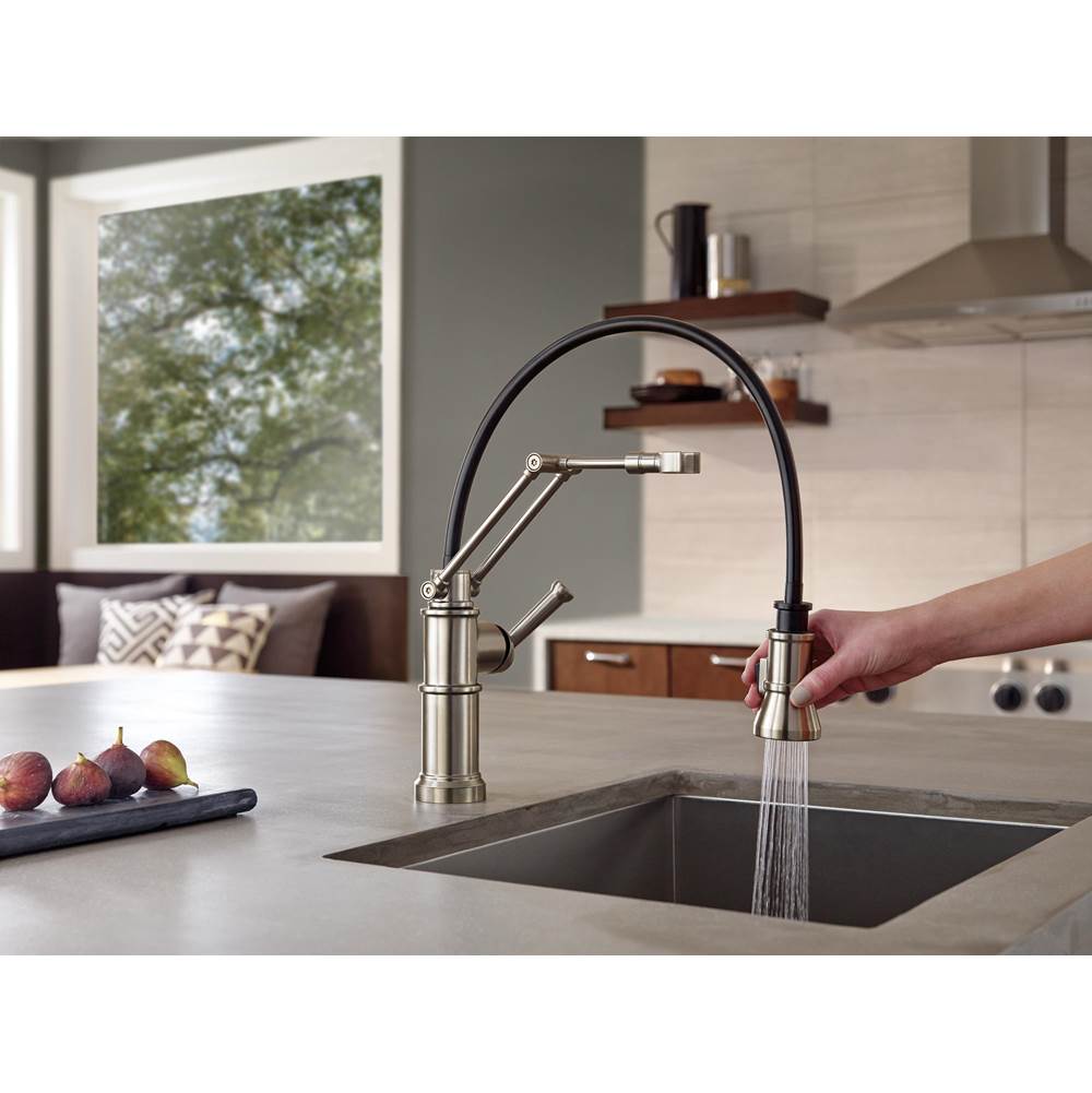 Artesso Single Handle Articulating Kitchen Faucet