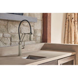 Litze Articulating Faucet with Knurled Handle