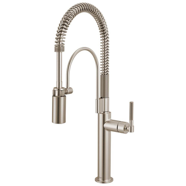Brizo - Litze Semi-Professional Kitchen Faucet - Knurled Handle - Stainless