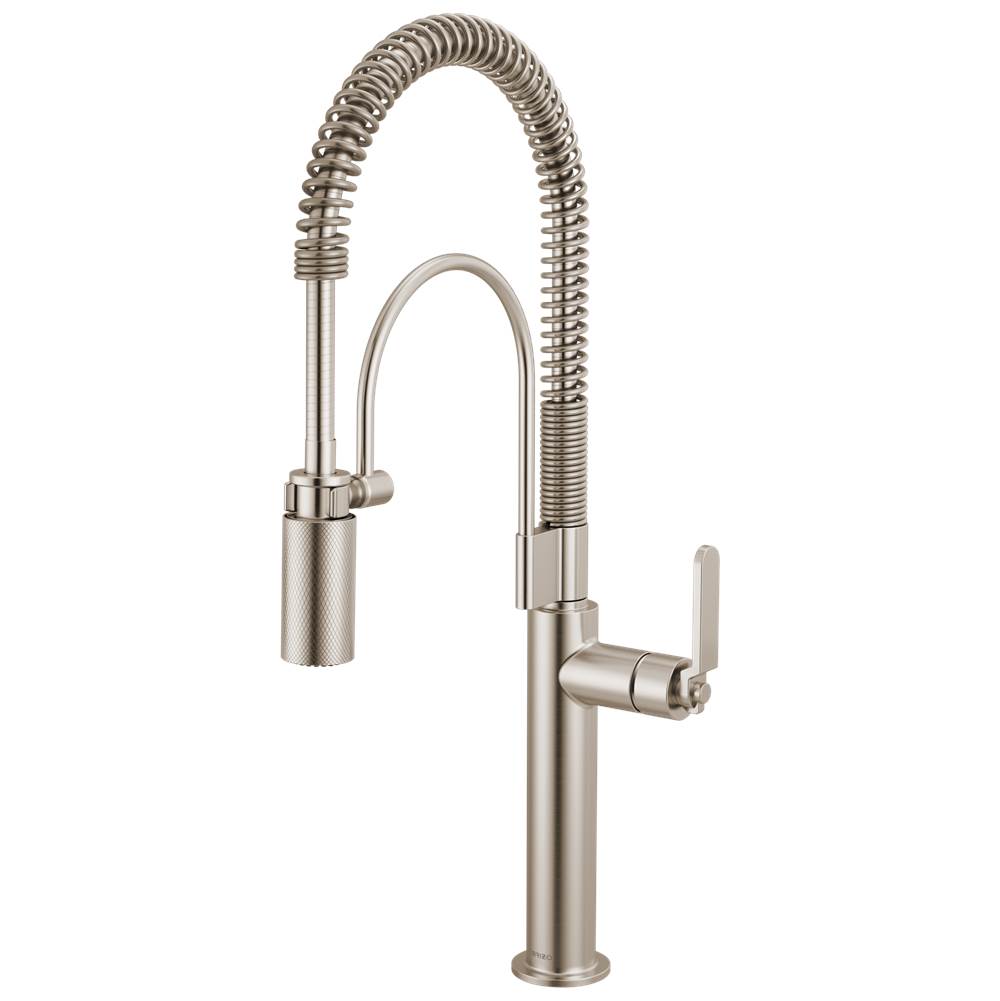 Brizo - Litze Semi-Professional Kitchen Faucet - Industrial Handle - Stainless