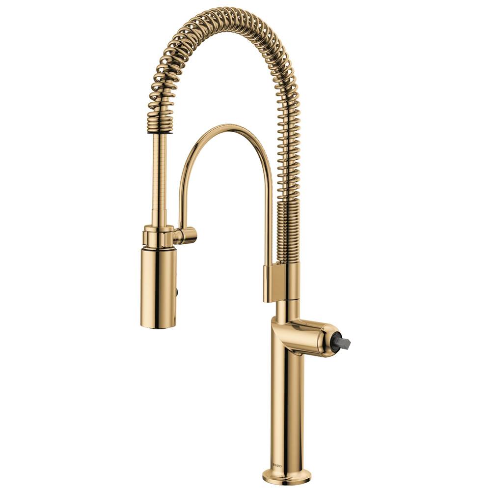 Brizo - Odin Semi-Professional Kitchen Faucet - Less Handle - Polished Gold