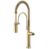 Brizo - Odin Semi-Professional Kitchen Faucet - Less Handle - Polished Gold