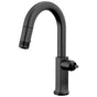 Brizo - Kintsu Pull-Down Prep Faucet with Arc Spout - Less Handle - Matte Black
