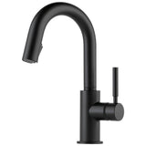 Brizo - Solna Single Handle Pull-Down Prep Faucet - Matte Black