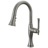 Brizo - The TulhamE Kitchen Collection by Brizo Pull-Down Prep Kitchen Faucet - Luxe Steel