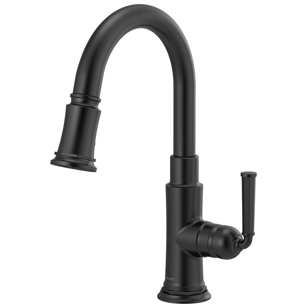 Brizo - Rook Pull-Down Prep Faucet - Matte Black