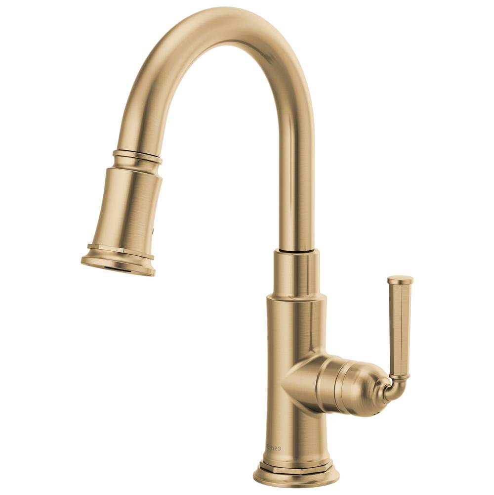 Brizo - Rook Pull-Down Prep Faucet - Luxe Gold