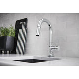 Odin Pull-Down Prep Faucet with Arc Spout - Less Handle
