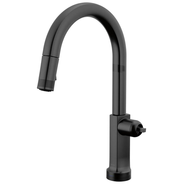 Brizo - Kintsu SmartTouch Pull-Down Faucet with Arc Spout - Less Handle - Matte Black