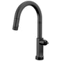 Brizo - Kintsu SmartTouch Pull-Down Faucet with Arc Spout - Less Handle - Matte Black