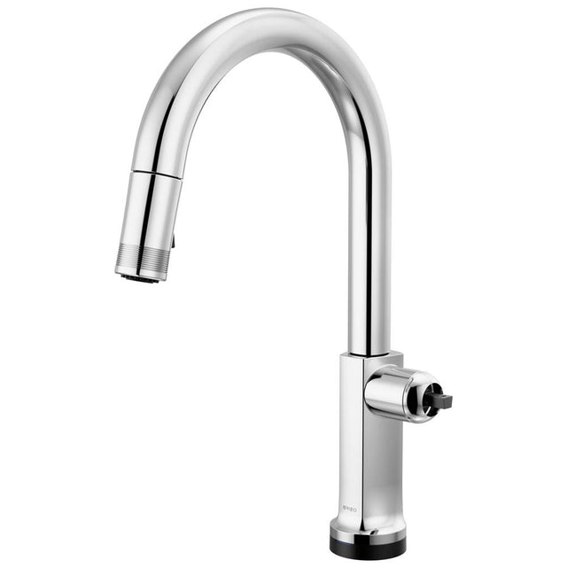 Brizo - Kintsu SmartTouch Pull-Down Faucet with Arc Spout - Less Handle - Chrome