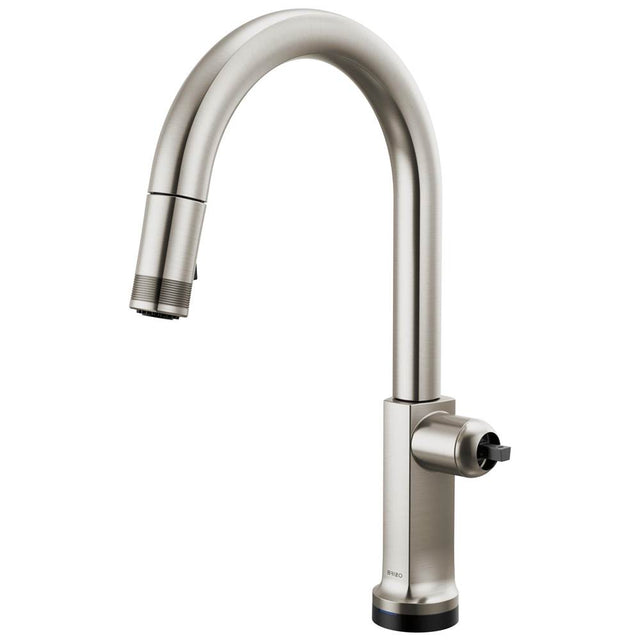 Brizo - Kintsu SmartTouch Pull-Down Faucet with Arc Spout - Less Handle - Stainless