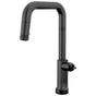 Brizo - Kintsu SmartTouch Pull-Down Faucet with Square Spout - Less Handle - Matte Black