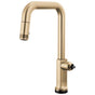Brizo - Kintsu SmartTouch Pull-Down Faucet with Square Spout - Less Handle - Luxe Gold