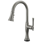 Brizo - The TulhamE Kitchen Collection by Brizo SmartTouch Pull-Down Kitchen Faucet - Luxe Steel