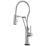 Brizo - Solna SmartTouch Articulating Kitchen Faucet With Finished Hose - Chrome