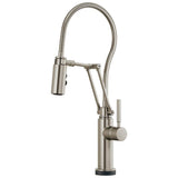 Brizo - Solna SmartTouch Articulating Kitchen Faucet With Finished Hose - Stainless