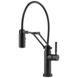 Brizo - Solna Single Handle Articulating Kitchen Kitchen Faucet with SmartTouch Technology - Matte Black