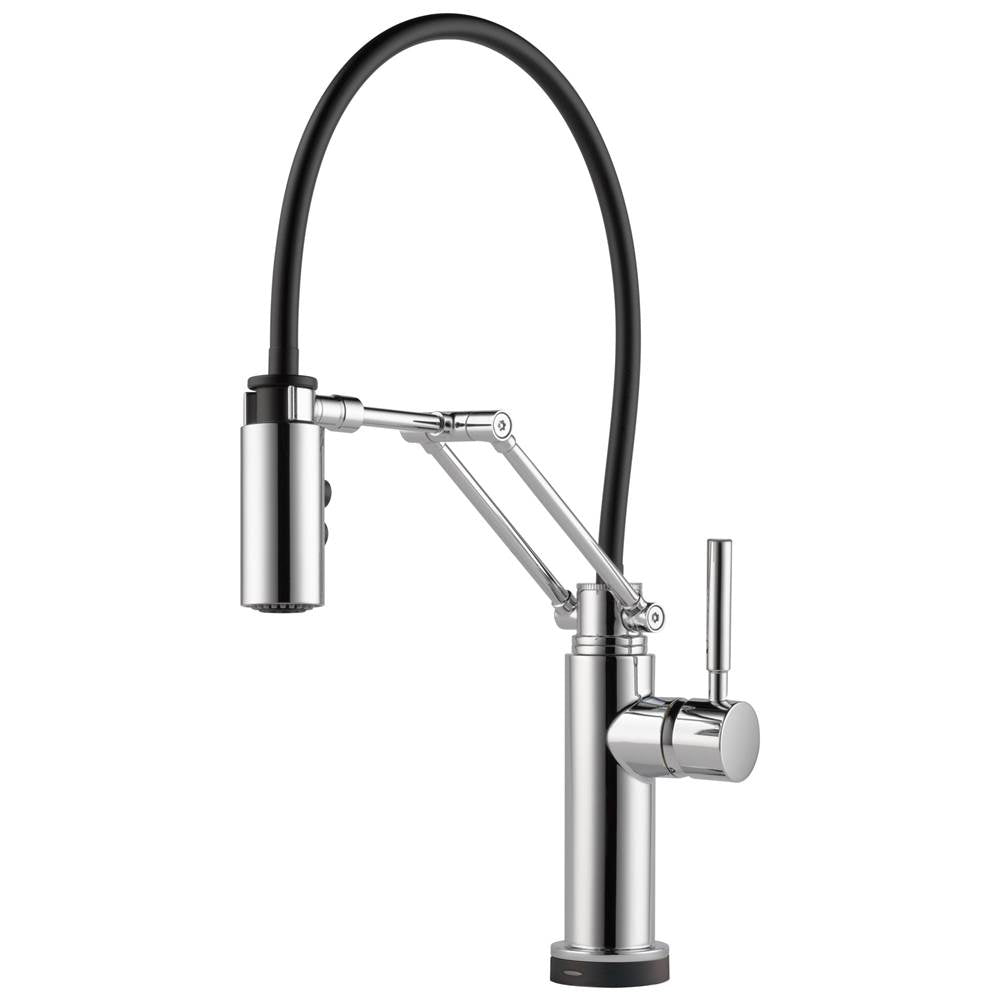 Brizo - Solna Single Handle Articulating Kitchen Kitchen Faucet with SmartTouch Technology - Chrome