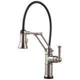 Brizo - Artesso Single Handle Articulating Kitchen Kitchen Faucet with SmartTouch Technology - Stainless