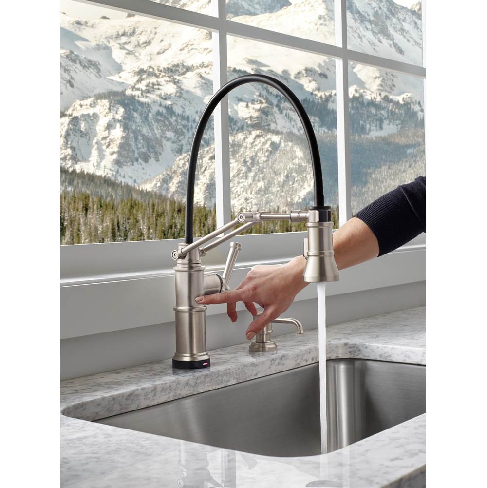 Artesso Single Handle Articulating Kitchen Faucet with SmartTouch Technology