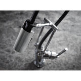 Litze SmartTouch Articulating Kitchen Faucet with Knurled Handle