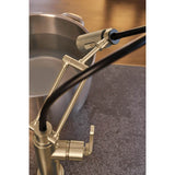 Litze SmartTouch Articulating Kitchen Faucet with Industrial Handle
