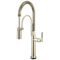Brizo - Litze SmartTouch Semi-Professional Kitchen Faucet - Knurled Handle - Polished Nickel