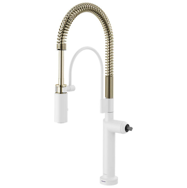 Brizo - Jason Wu for BrizoE SmartTouch Semi-Professional Kitchen Faucet - Less Handle - Matte White