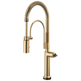 Brizo - Odin SmartTouch Semi-Professional Kitchen Faucet - Less Handle - Polished Gold