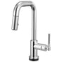 Brizo - Litze Smarttouch Pull-Down Prep Faucet with Square Spout - Knurled Handle - Chrome