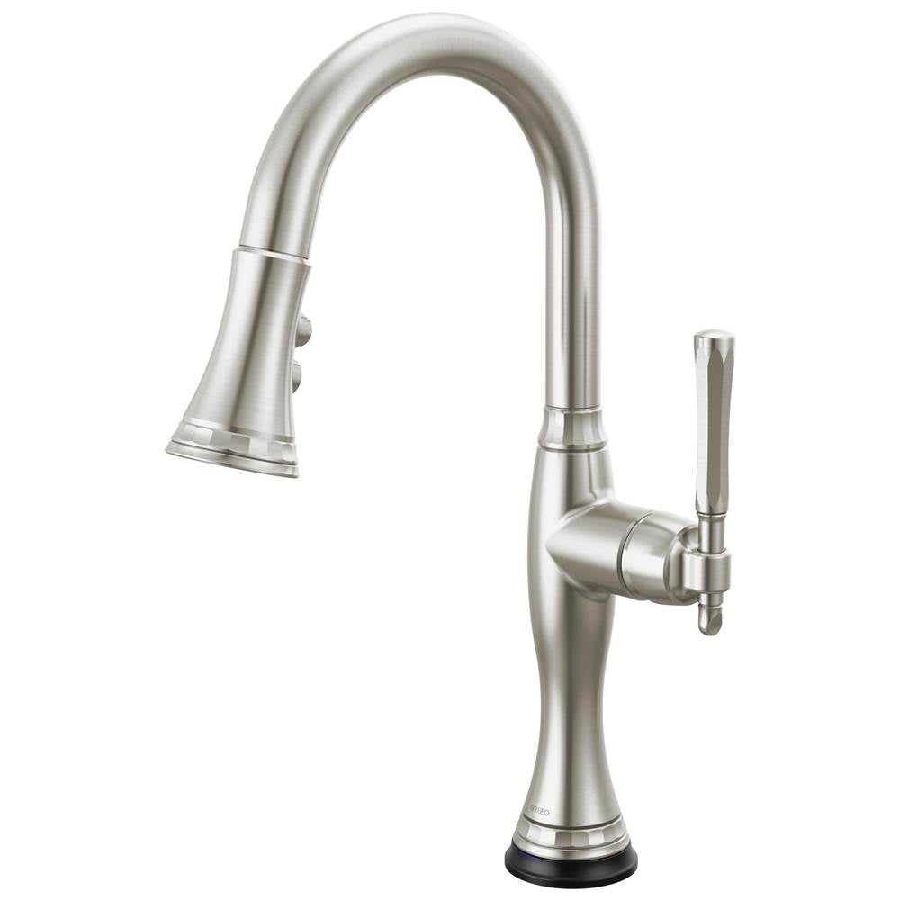 Brizo - The TulhamE Kitchen Collection by Brizo SmartTouch Pull-Down Prep Kitchen Faucet - Stainless