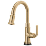 Brizo - Rook SmartTouch Pull-Down Prep Kitchen Faucet - Luxe Gold