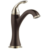 Brizo - Charlotte Single-Handle Lavatory Faucet - Cocoa Bronze  With  Polished Nickel