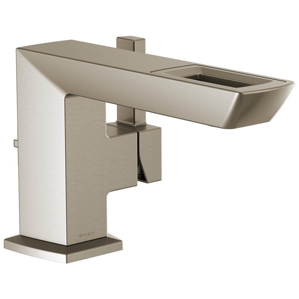 Brizo - Vettis Single-Handle Lavatory Faucet With Open-Flow Spout 1.2 GPM - Luxe Nickel