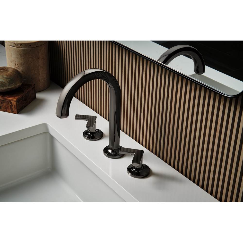 Kintsu Widespread Lavatory Faucet with Arc Spout - Less Handles 1.5 GPM