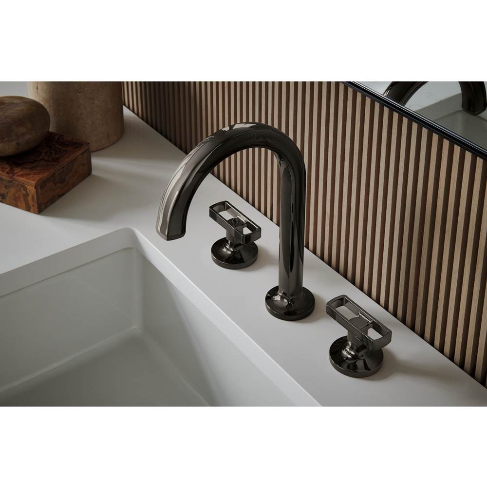 Kintsu Widespread Lavatory Faucet with Arc Spout - Less Handles 1.5 GPM