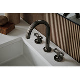 Kintsu Widespread Lavatory Faucet with Arc Spout - Less Handles 1.5 GPM
