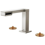 Brizo - Frank Lloyd Wright Widespread Lavatory Faucet - Less Handles - Luxe Nickel