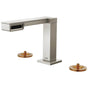 Brizo - Frank Lloyd Wright Widespread Lavatory Faucet - Less Handles - Luxe Nickel
