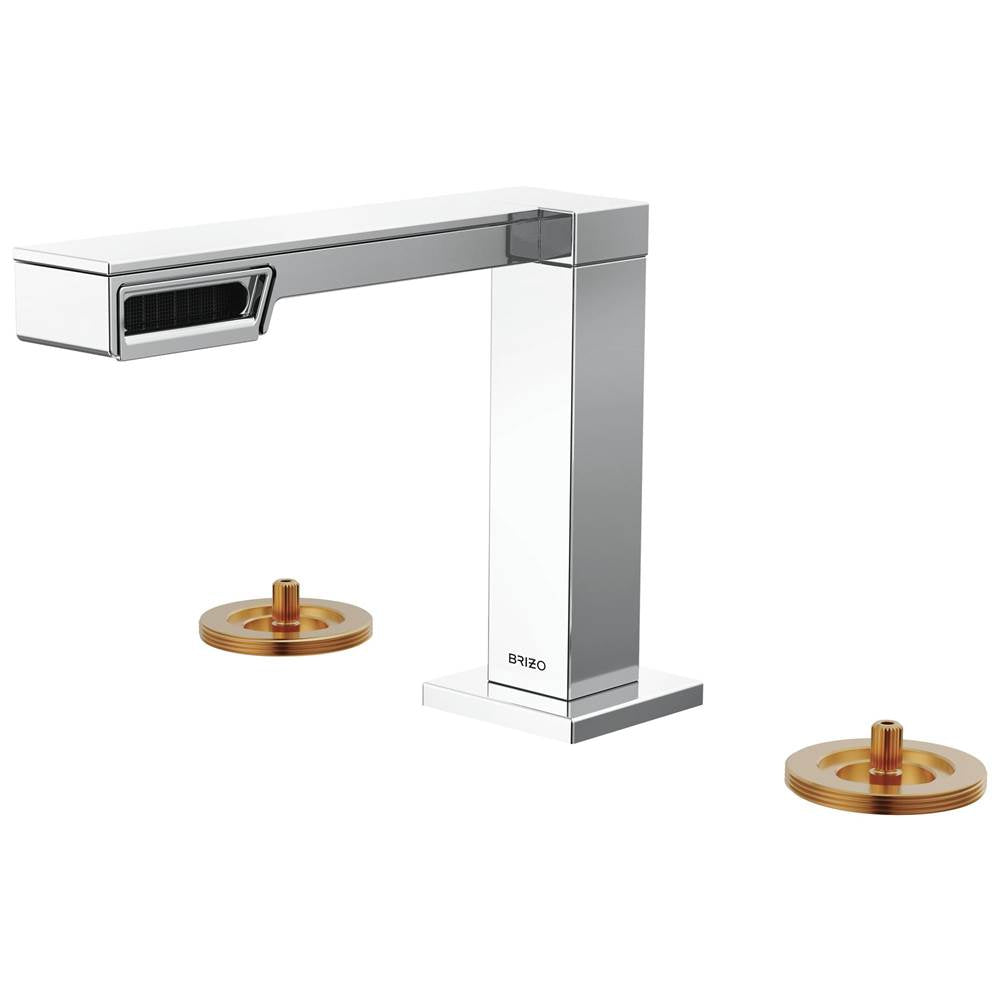 Brizo - Frank Lloyd Wright Widespread Lavatory Faucet - Less Handles - Chrome