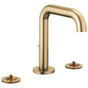 Brizo - Litze Widespread Lavatory Faucet with High Spout - Less Handles 1.5 GPM - Luxe Gold