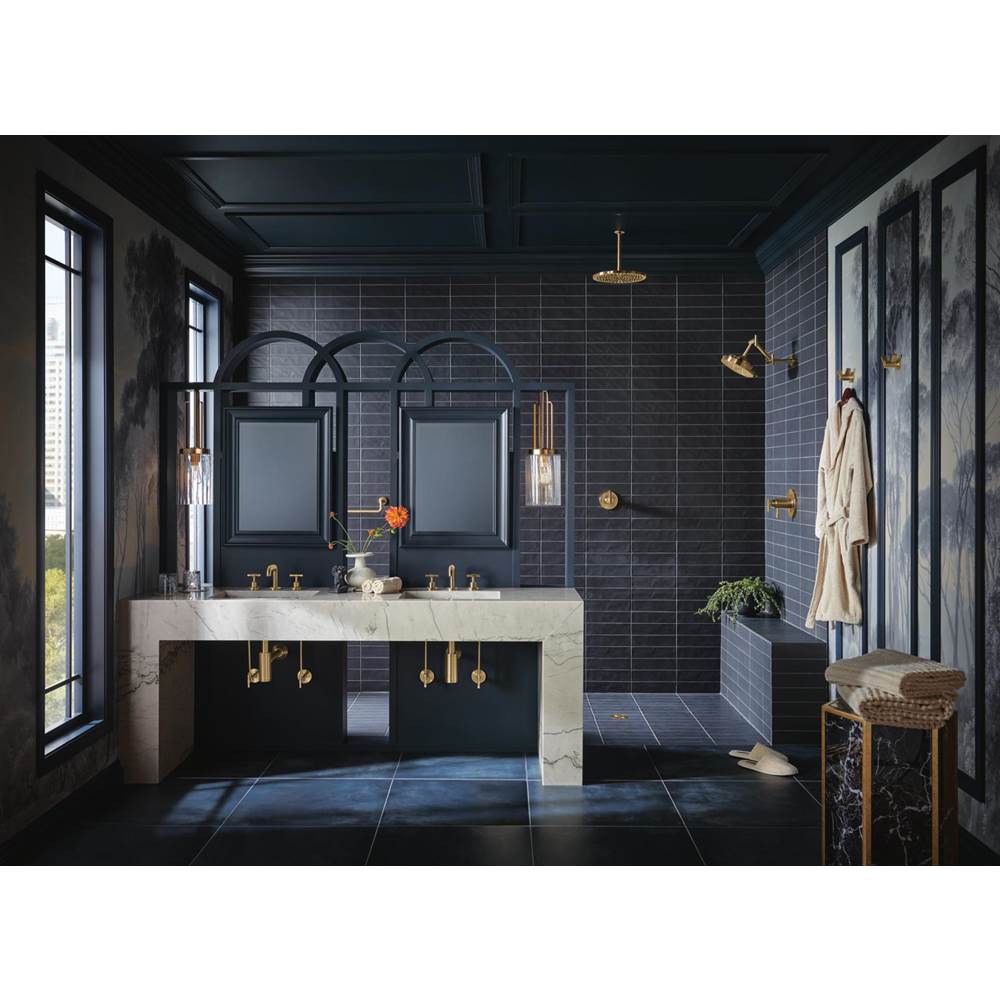 Litze Widespread Lavatory Faucet with High Spout - Less Handles 1.5 GPM
