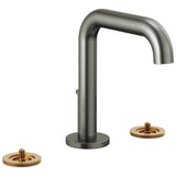 Brizo - Litze Widespread Lavatory Faucet with High Spout - Less Handles 1.2 GPM - Luxe Steel